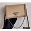 Prada Chain Handle Nylon and Leather Mini Bag 1BP019 Beige 2020