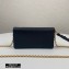 Prada Saffiano Leather Mini Bag with Chain Strap 1DH029 Black 2020