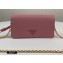 Prada Saffiano Leather Mini Bag with Chain Strap 1DH029 Pink 2020
