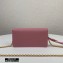 Prada Saffiano Leather Mini Bag with Chain Strap 1DH029 Pink 2020