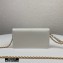 Prada Saffiano Leather Mini Bag with Chain Strap 1DH029 White 2020