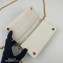 Prada Saffiano Leather Mini Bag with Chain Strap 1DH029 White 2020