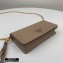 Prada Saffiano Leather Mini Bag with Chain Strap 1DH029 Beige 2020