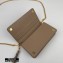 Prada Saffiano Leather Mini Bag with Chain Strap 1DH029 Beige 2020
