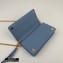 Prada Saffiano Leather Mini Bag with Chain Strap 1DH029 Light Blue 2020