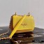 Prada Saffiano Leather Shoulder Bag 1BD275 Yellow 2020