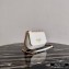 Prada Saffiano Leather Shoulder Bag 1BD275 White 2020