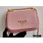 Prada Saffiano Leather Shoulder Bag 1BD275 Pink 2020
