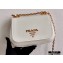 Prada Saffiano Leather Shoulder Bag 1BD275 White 2020