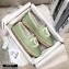Chanel Shearling Fur Lining CC Logo Espadrilles Green 2020