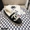 Chanel Shearling Fur Lining CC Logo Espadrilles Black 2020