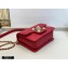 Chanel Lambskin with Onyx and Pearls Mini Flap Bag AS1889 Red 2020