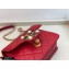 Chanel Lambskin with Onyx and Pearls Mini Flap Bag AS1889 Red 2020