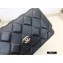 Chanel Shiny Crumpled Goatskin Wallet on Chain WOC Bag AP1530 Black 2020