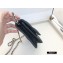 Chanel Shiny Crumpled Goatskin Wallet on Chain WOC Bag AP1530 Black 2020