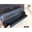 Chanel Shiny Crumpled Goatskin Wallet on Chain WOC Bag AP1530 Black 2020