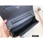 Chanel Wallet on Chain WOC Bag Black with Pearls Chain 2020