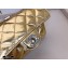 Chanel Mini Flap Bag AS1665 with Circle Handle Metallic Gold 2020