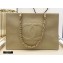 Chanel Shiny Aged Calfskin Horizontal Shopping Tote Bag AS1943 Beige 2020