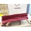 Chanel Shiny Aged Calfskin Horizontal Shopping Tote Bag AS1943 Dark Red 2020