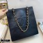 Chanel Shiny Aged Calfskin Vertical Shopping Tote Bag AS1945 Black 2020