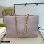 Chanel Shiny Aged Calfskin Horizontal Shopping Tote Bag AS1943 Light Pink 2020