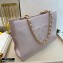 Chanel Shiny Aged Calfskin Horizontal Shopping Tote Bag AS1943 Light Pink 2020