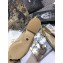 Dior J'Adior Metallic Thread Embroidered Slingback Ballet Flats Beige 2020
