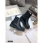 Dior Heel 3.5cm Rubber and Calfskin DiorIron Ankle Boots Black 2020