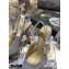 Dior Heel 9.5cm J'Adior Metallic Thread Embroidered Slingback Pumps Gray 2020