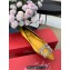 Roger Vivier Flower Strass Buckle Ballerinas in Satin Yellow
