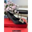 Roger Vivier Heel 6.5cm Flower Strass Buckle Pumps in Satin Black 01