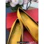 Roger Vivier Flower Strass Buckle Ballerinas in Satin Yellow