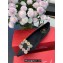 Roger Vivier Flower Strass Buckle Ballerinas in Satin Black 01
