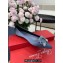 Roger Vivier Flower Strass Buckle Ballerinas in Satin Light Blue