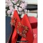 Roger Vivier Heel 6.5cm Flower Strass Buckle Pumps in Satin Red
