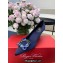 Roger Vivier Heel 6.5cm Flower Strass Buckle Pumps in Satin Dark Blue