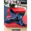 Roger Vivier Heel 6.5cm Flower Strass Buckle Pumps in Satin Dark Blue