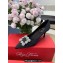 Roger Vivier Heel 6.5cm Flower Strass Buckle Pumps in Satin Black 02