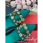 Roger Vivier Heel 6.5cm Flower Strass Buckle Pumps in Satin Green