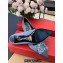 Roger Vivier Heel 6.5cm Flower Strass Buckle Pumps in Satin Light Blue