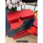 Roger Vivier Flower Strass Buckle Ballerinas in Satin Red