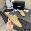 Chanel Chain and CC Logo Mules Beige 2020