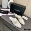 Chanel Chain and CC Logo Mules White 2020