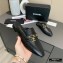Chanel Chain and CC Logo Mules Black 2020