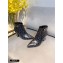Fendi Heel 8.5cm FF Print Ankle Boots Black 2020