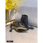 Fendi Heel 8.5cm FF Print Ankle Boots Black 2020