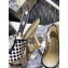 Dior Heel 9.5cm J'Adior Dots Embroidered Slingback Pumps Dark Blue 2020