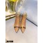 Fendi Heel 8.5cm FF Print Ankle Boots Brown 2020