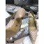 Dior Heel 6.5cm J'Adior Dots Embroidered Slingback Pumps Pink 2020